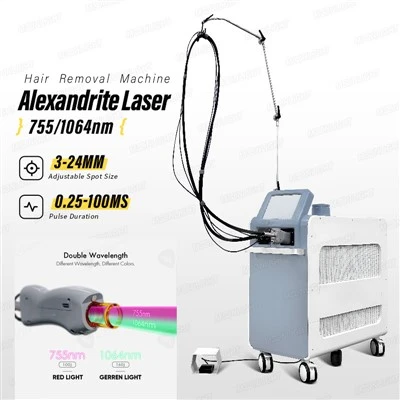Quick Hair Removal Alexandrite Laser Hair Removal Machine