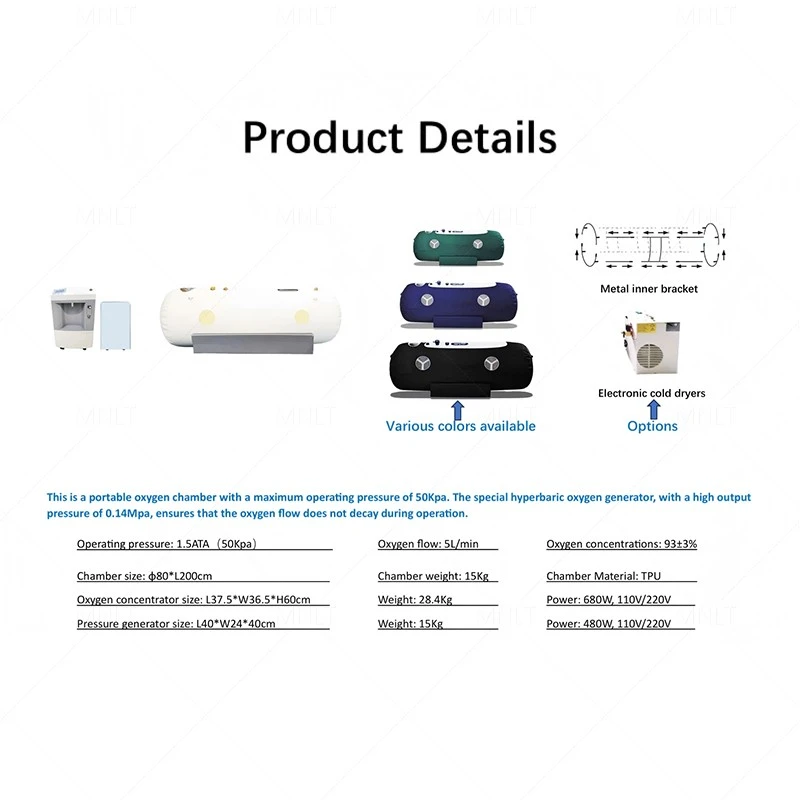 Hyperbaric Oxygen Chamber 1.3AТA/1.5AТA high quality