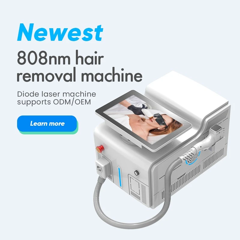Portable 808nm Diode Laser Hair Removal Machine